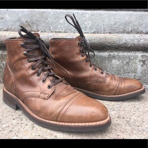 Thursday Captain boots 8.5 natural chromexcel